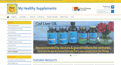 Desktop Screenshot of myhealthysupplements.com