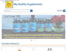 Tablet Screenshot of myhealthysupplements.com